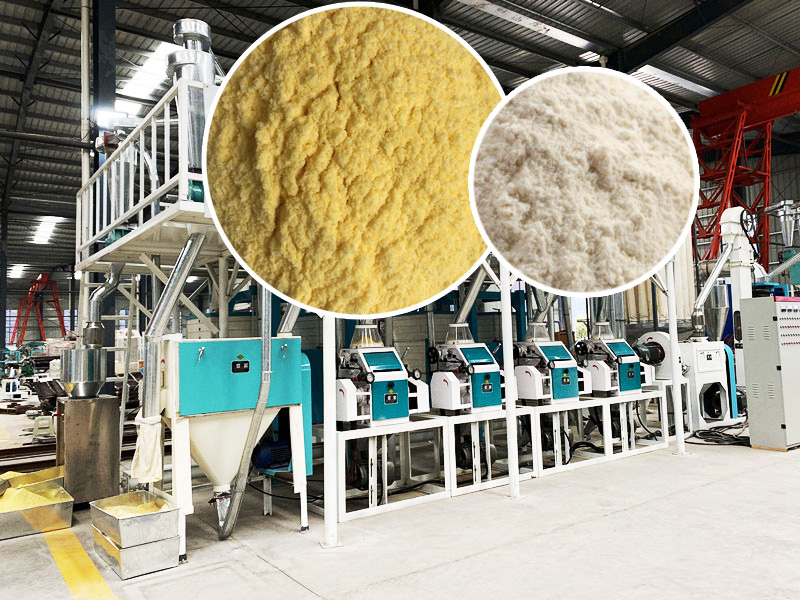 corn processing machinery